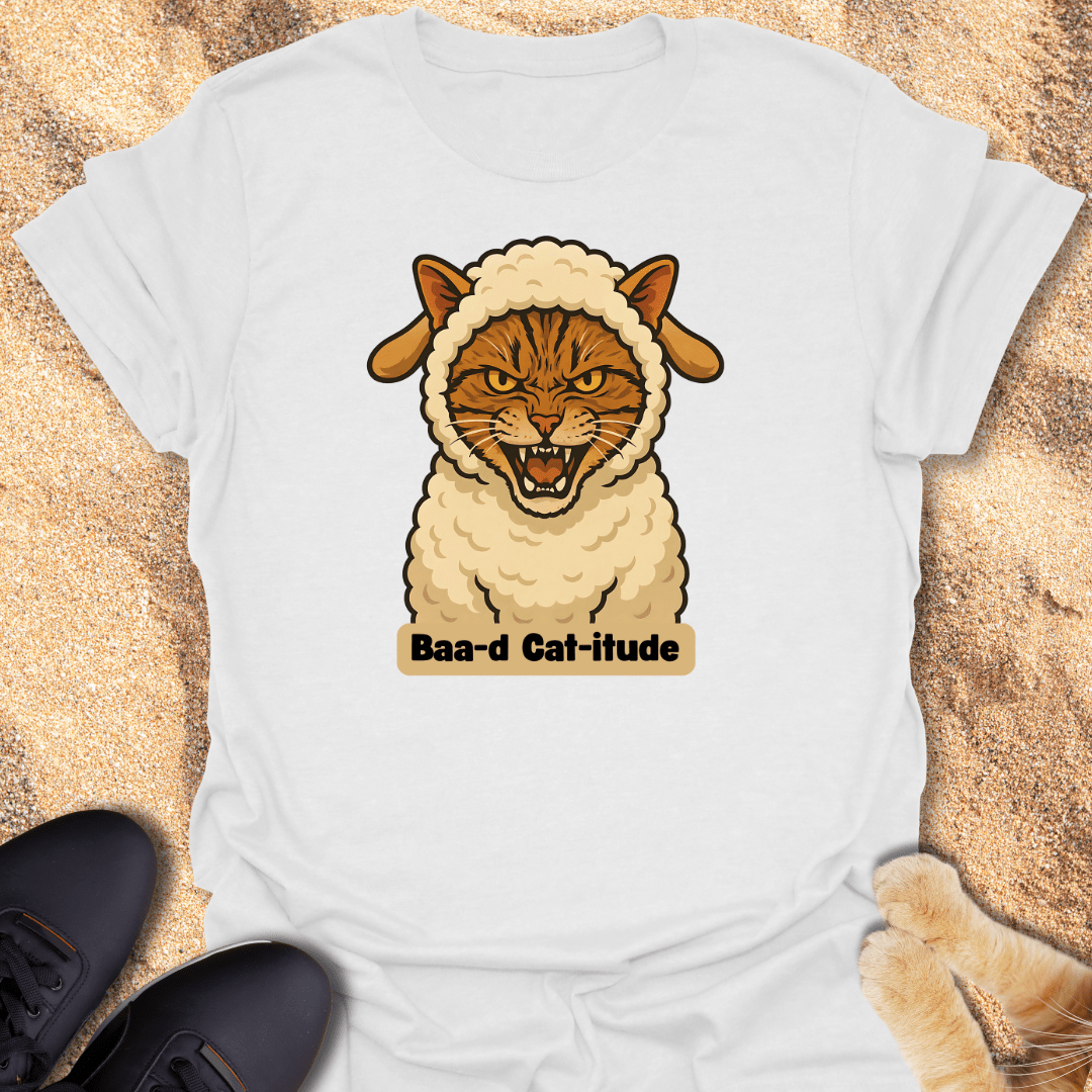 Baa-d Cat-itude T-Shirt 29006412429202196534