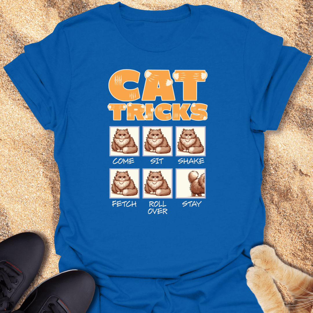 Cat Tricks: Expectation vs. Reality T-Shirt 28217074648406418277