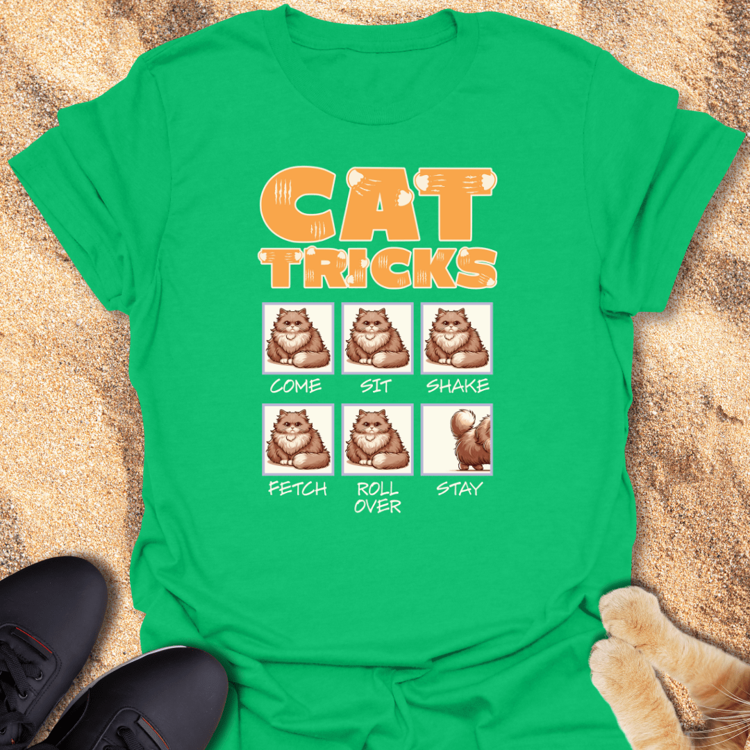 Cat Tricks: Expectation vs. Reality T-Shirt 28130595344116734690
