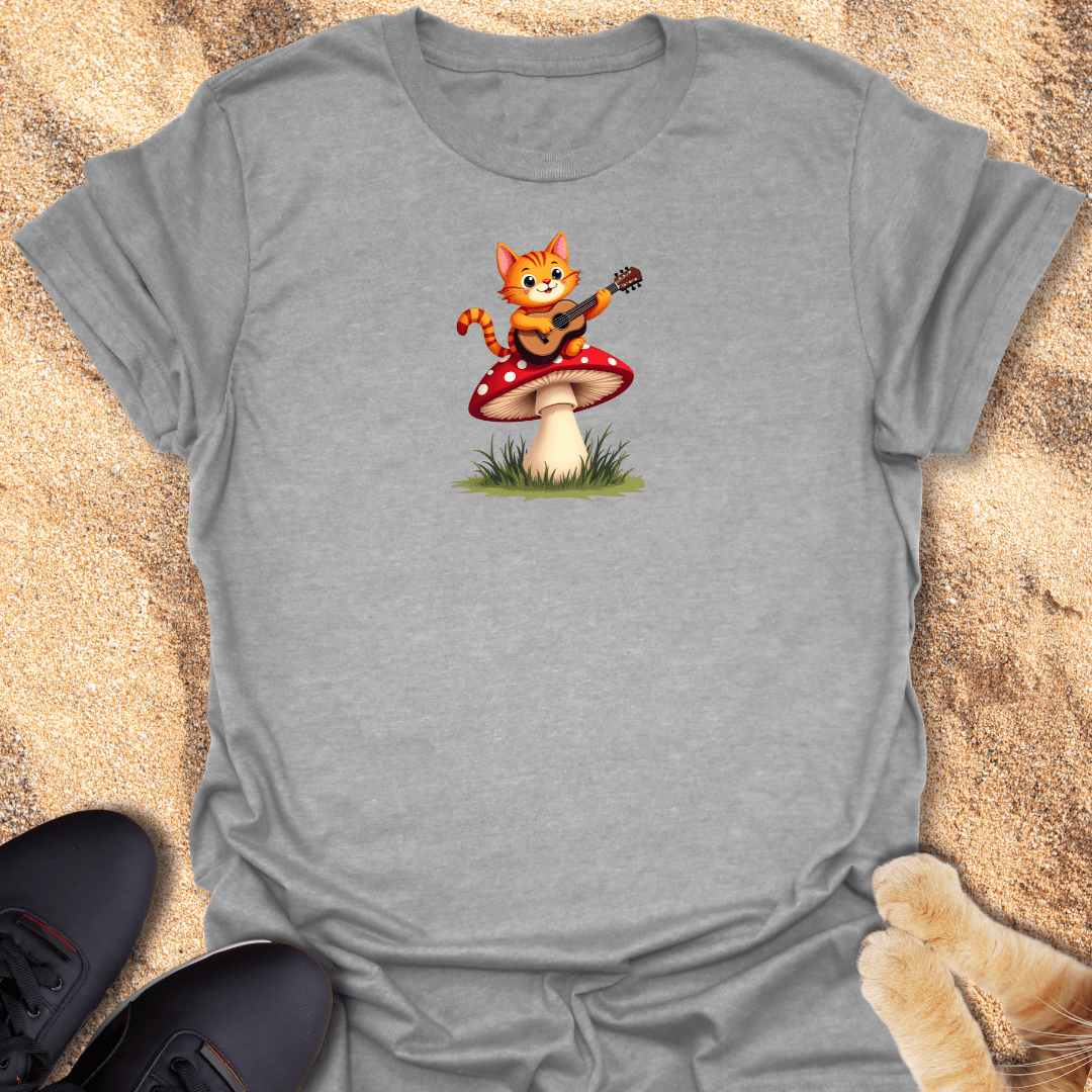Cat Tunes in Wonderland T-Shirt 45659720047060554933