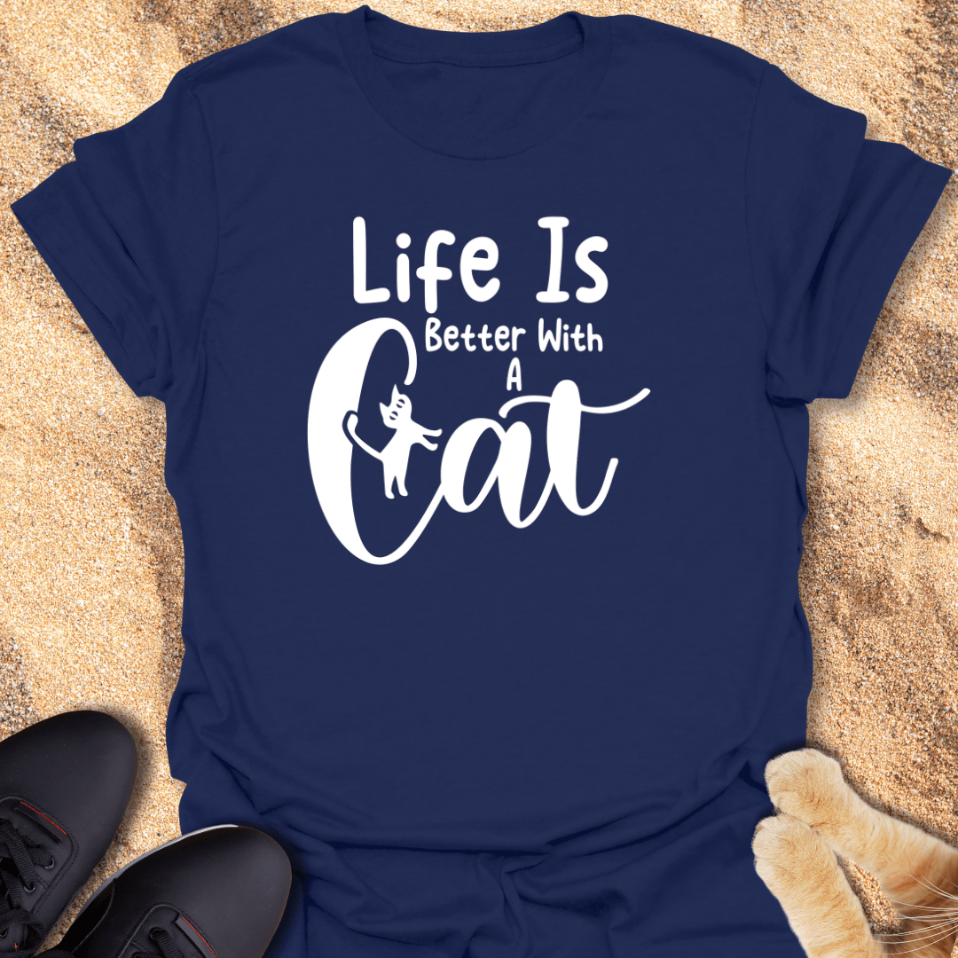 Cats Make Life Better T-Shirt 23365745874444435465