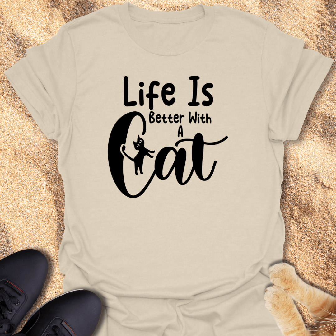 Cats Make Life Better T-Shirt 33144163553502255722