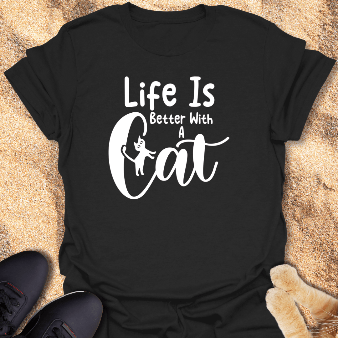 Cats Make Life Better T-Shirt 33805881954119760124