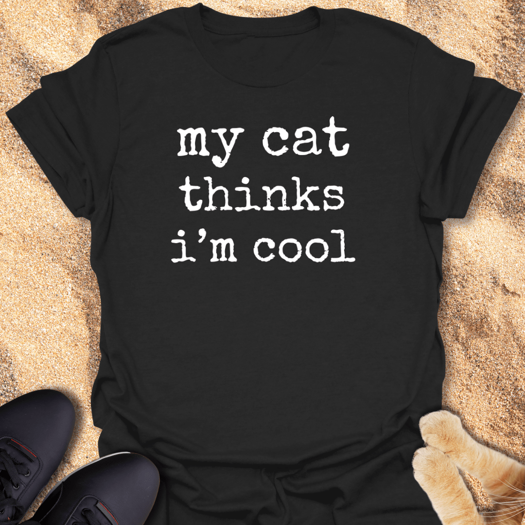 Certified Cool by My Cat T-Shirt 31322922039434702327