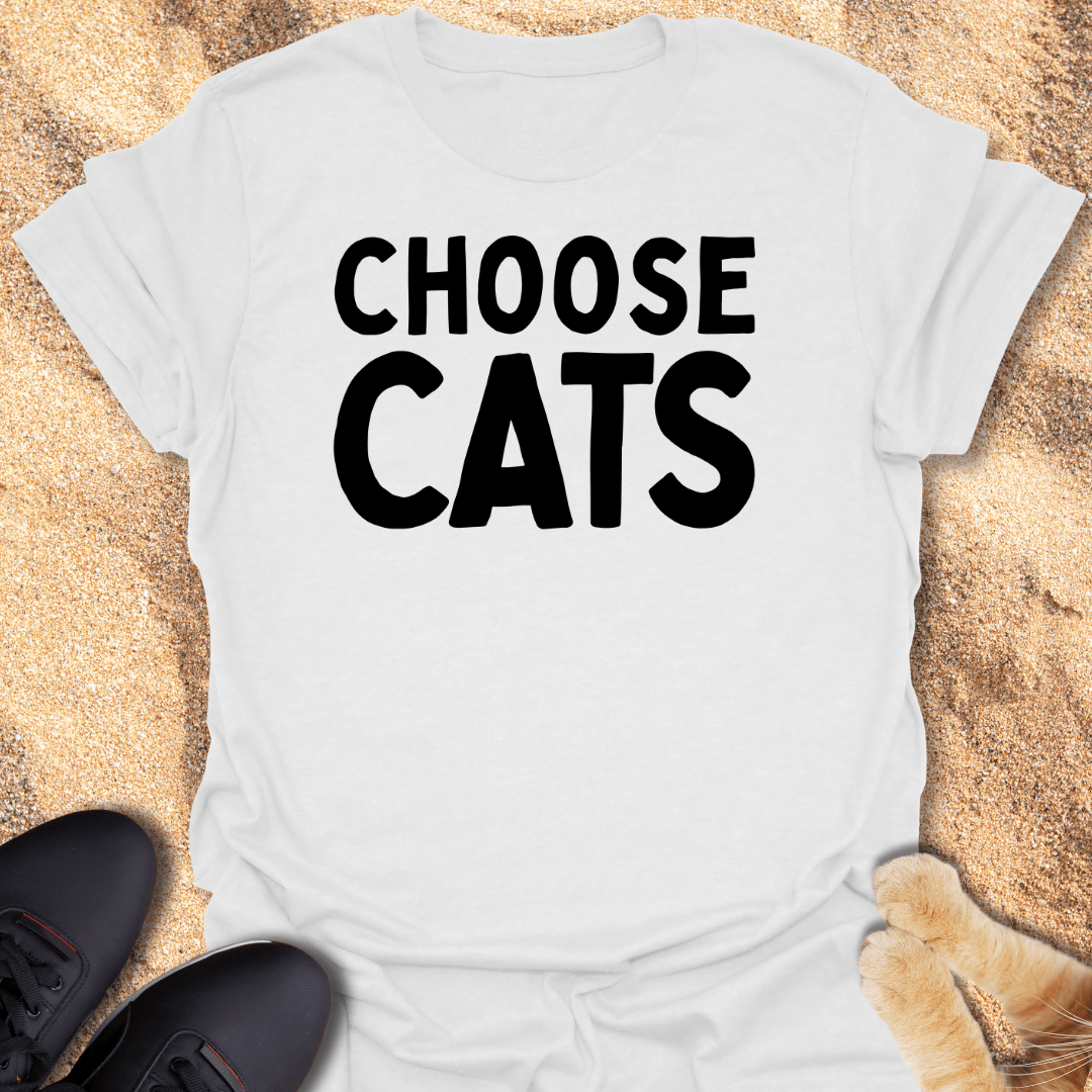 Choose Love, Choose Cats T-Shirt 68980819017922055257