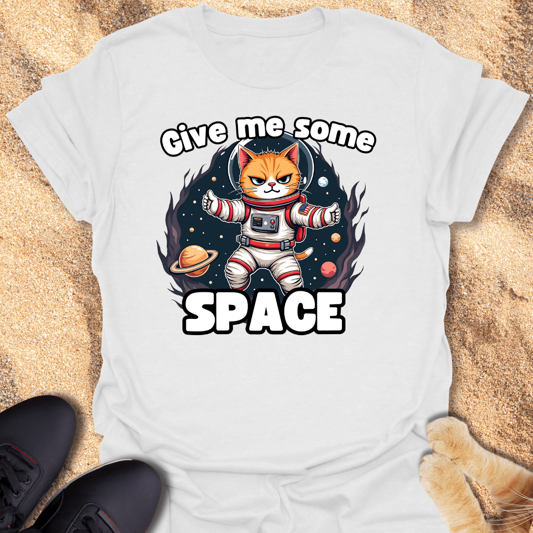 Cosmic Cat Wants Space T-Shirt 32177545706586543358
