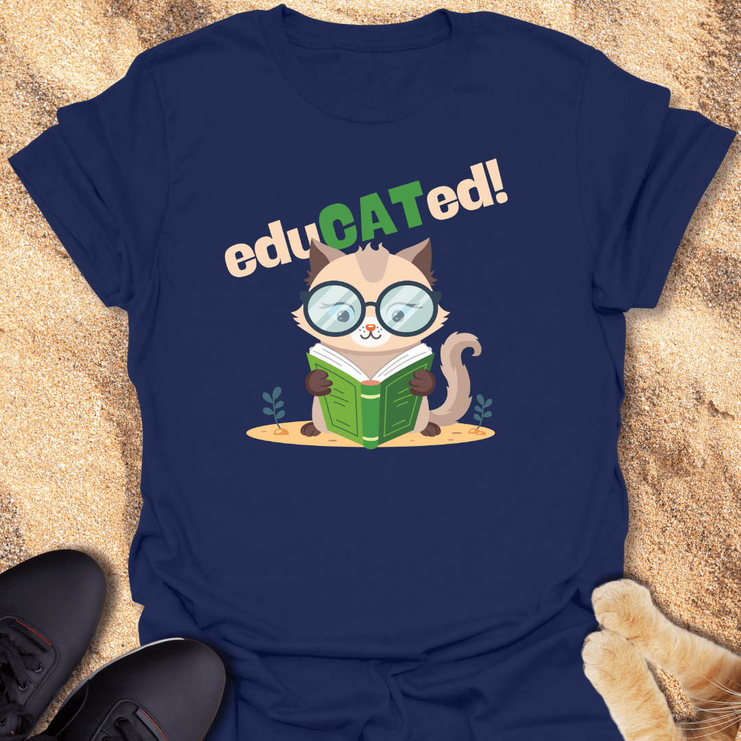 EduCATion Is Purrfect T-Shirt 30203817269685814871