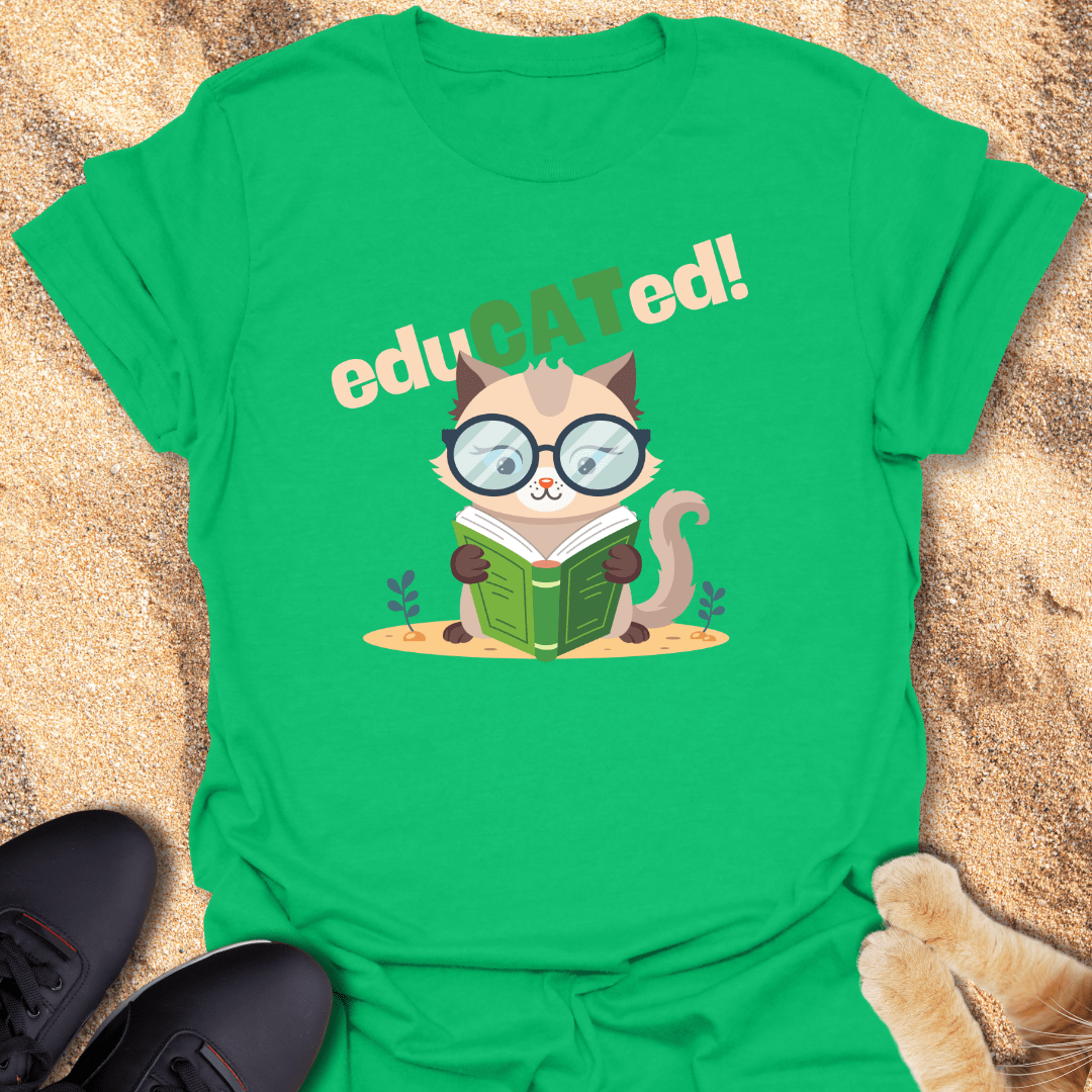 EduCATion Is Purrfect T-Shirt 13701497061063514015