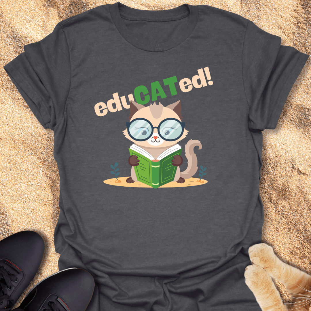 EduCATion Is Purrfect T-Shirt 18166097621423302390