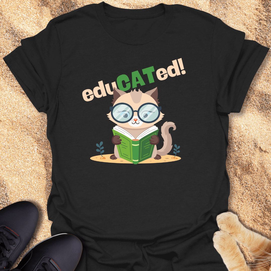 EduCATion Is Purrfect T-Shirt 32427304445451698581