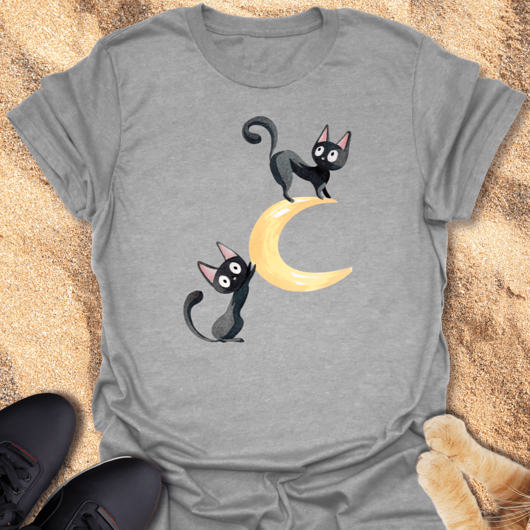 Feline Lunar Dreams T-Shirt 31552464181922729950