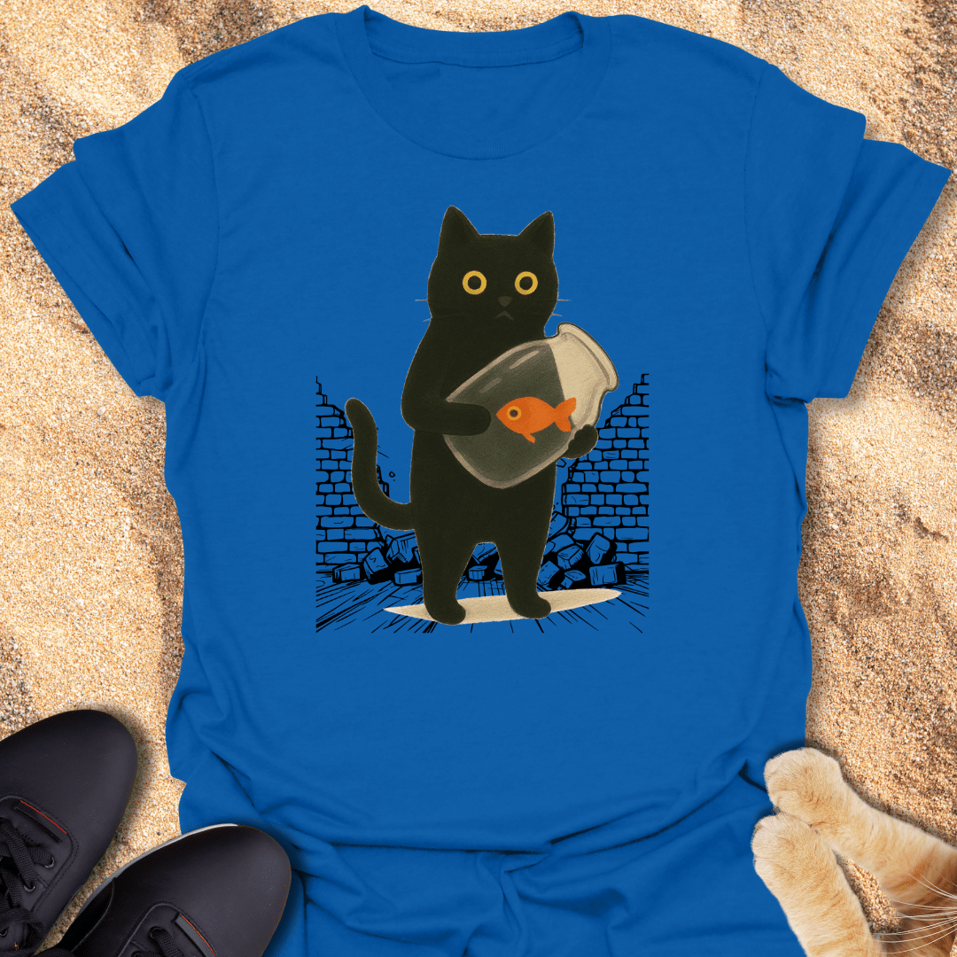 Feline Rescue Mission T-Shirt 11831271248435045313
