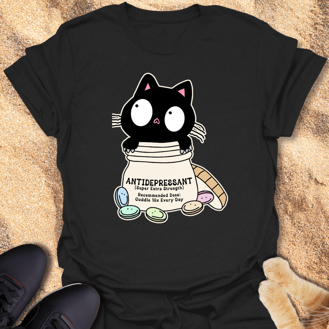 Feline Therapy in a Bottle T-Shirt 62797219394883128932