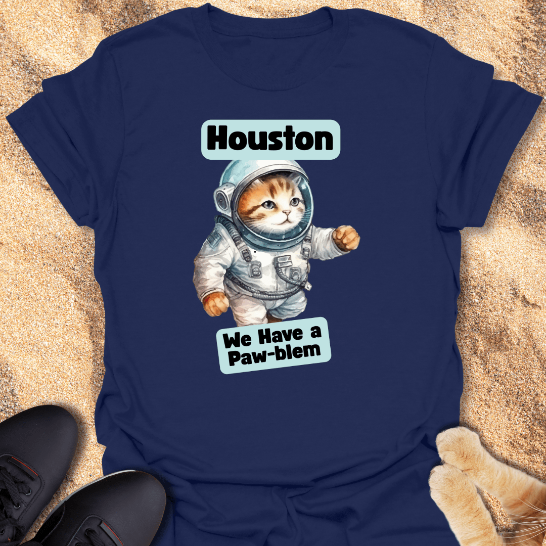 Houston, We Have a Paw-blem T-Shirt 29695881289979123833