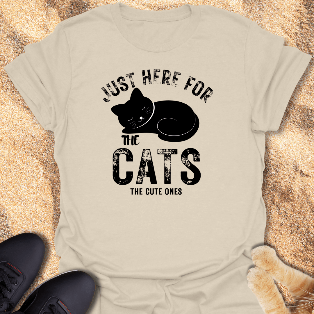Just Here For the Cats T-Shirt 21948676935545609529