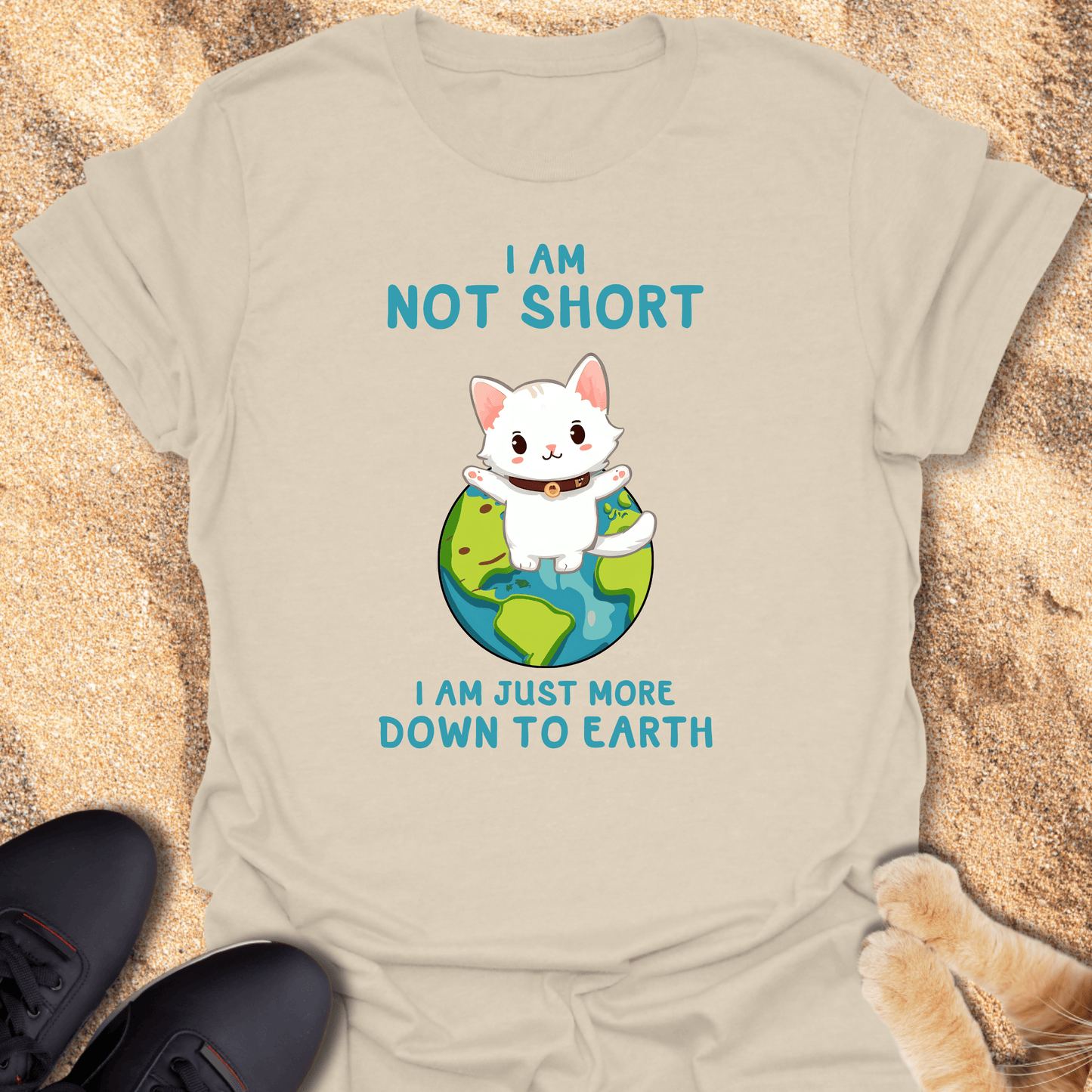 Kitten Graphic T-Shirt - I am not short 26460831270611614637