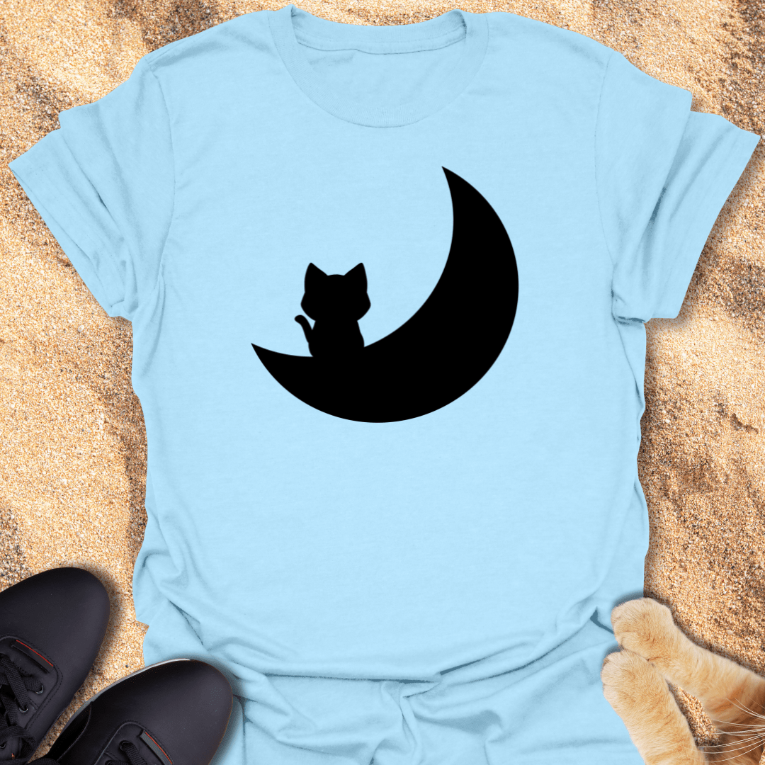 Kitten on a Moon Shard T-Shirt 14400753417665228276