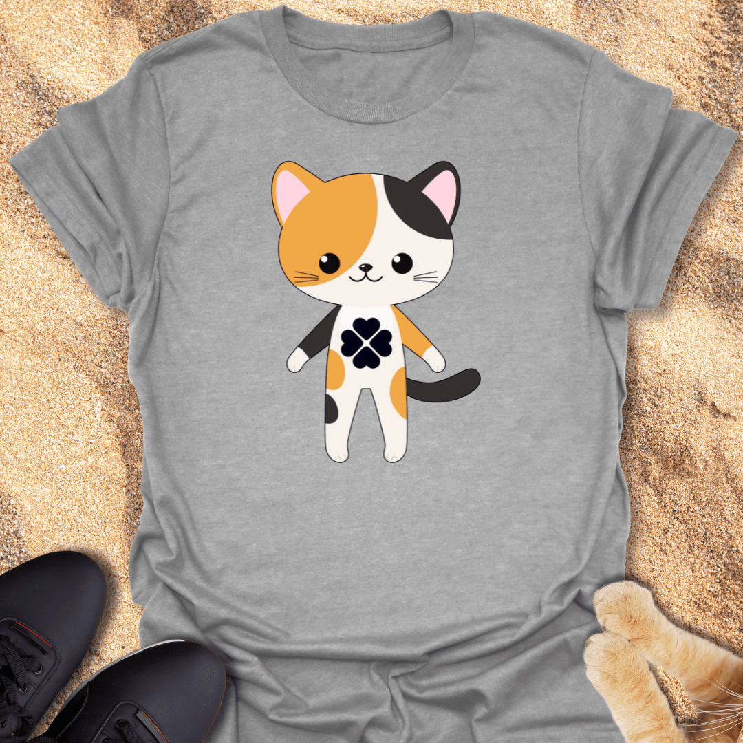 Lucky Belly, Happy Kitty T-Shirt 17436415826926453547