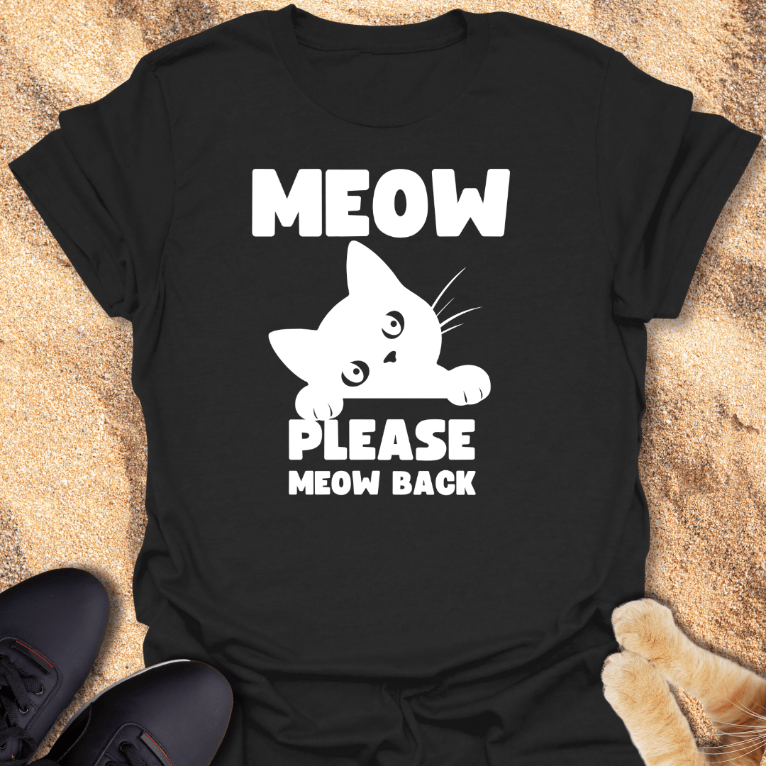 Meow Back, It’s Only Polite T-Shirt 33484772039932583153