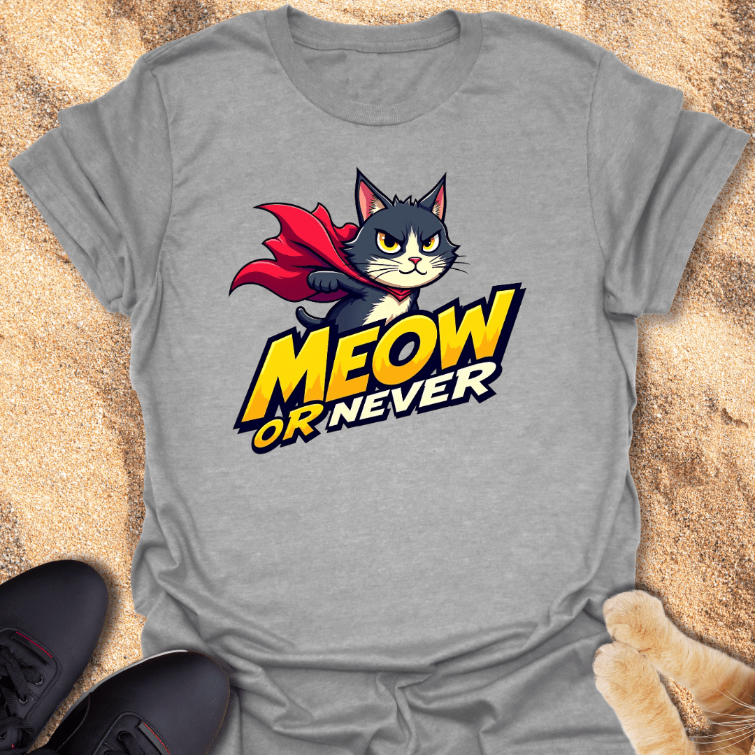 MEOW or Never: SuperCat T-Shirt 14138974771219111176