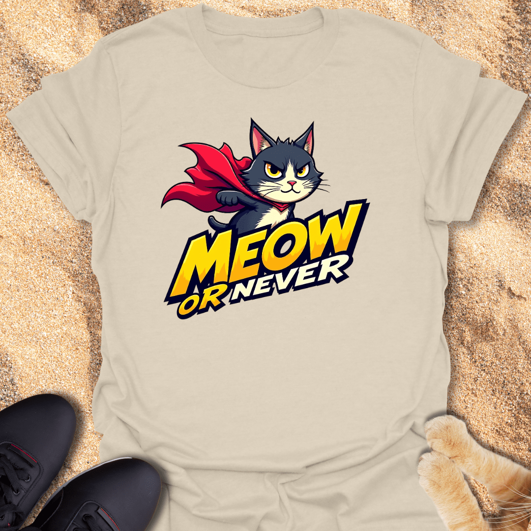 MEOW or Never: SuperCat T-Shirt 93707745134447523345