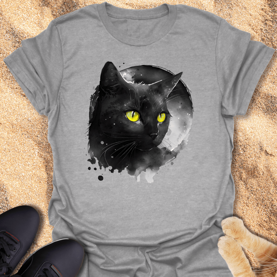 Midnight Cat Magic T-Shirt 13124129058303919797