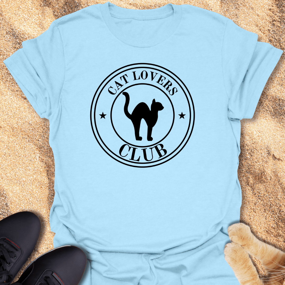 Midnight Purrs: Cat Club Style T-Shirt 18862816332484677984