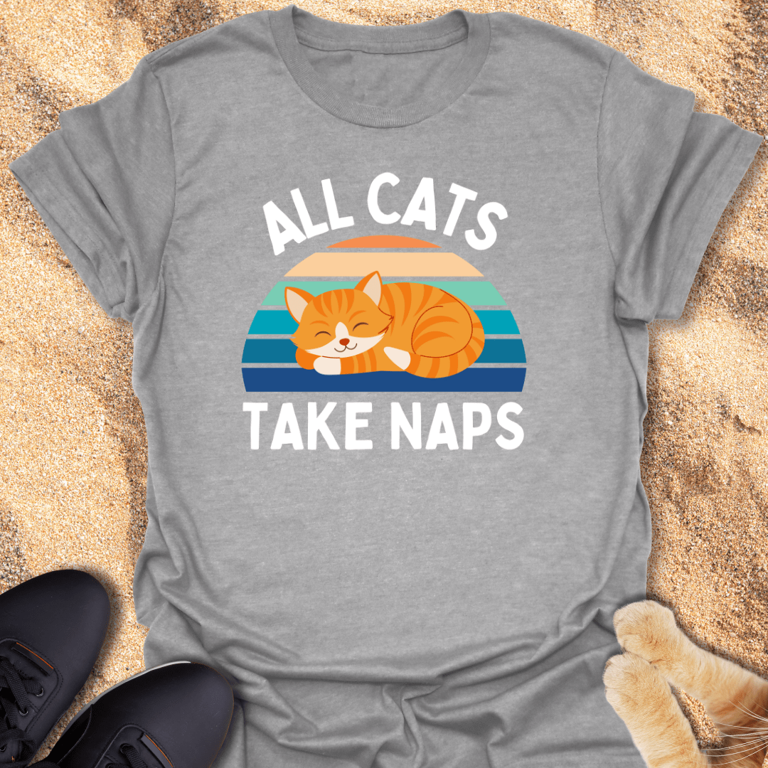 Nap Time Approved Cat Lover T-Shirt 19164136746955608449