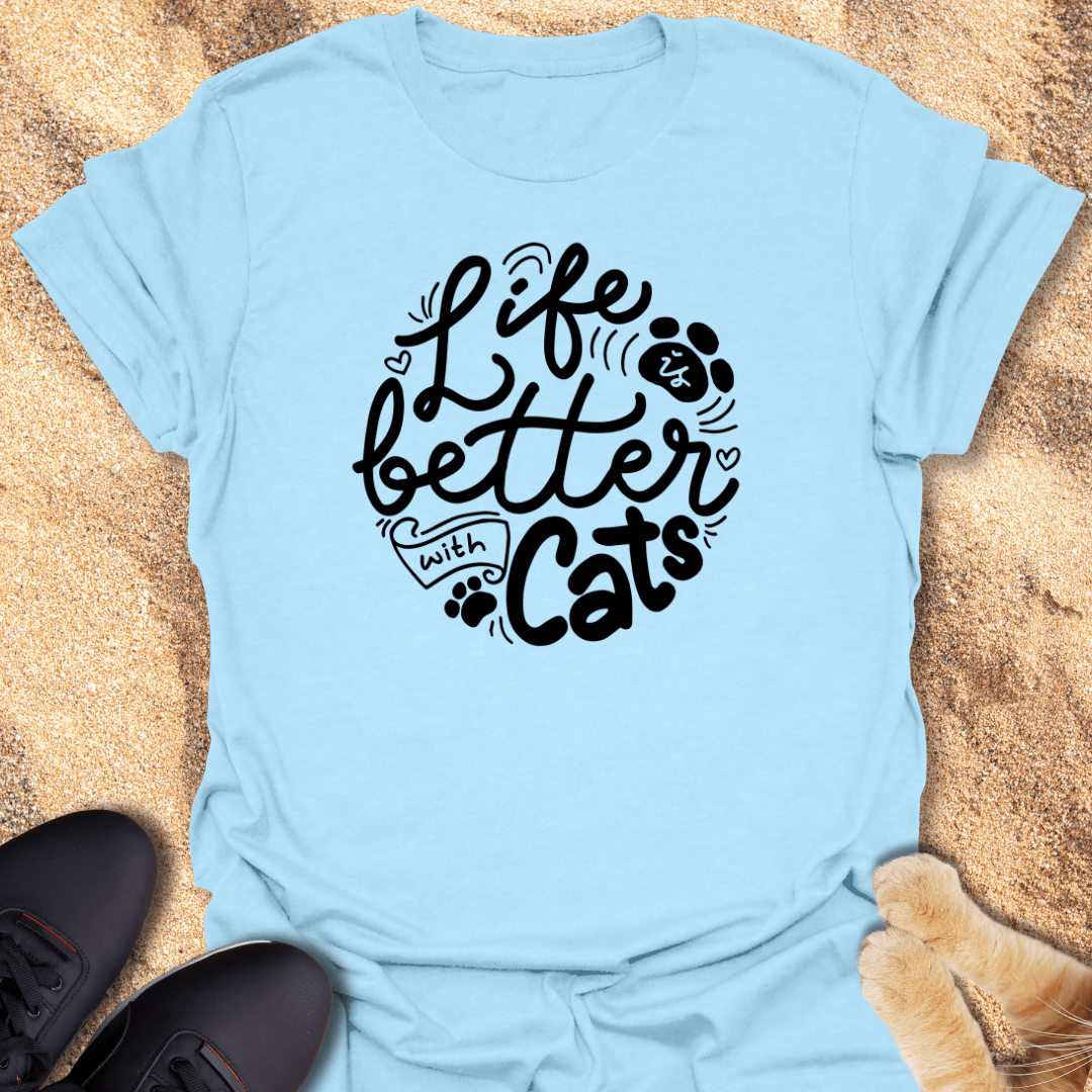 Paws & Love = Happiness T-Shirt 19372890476466567059