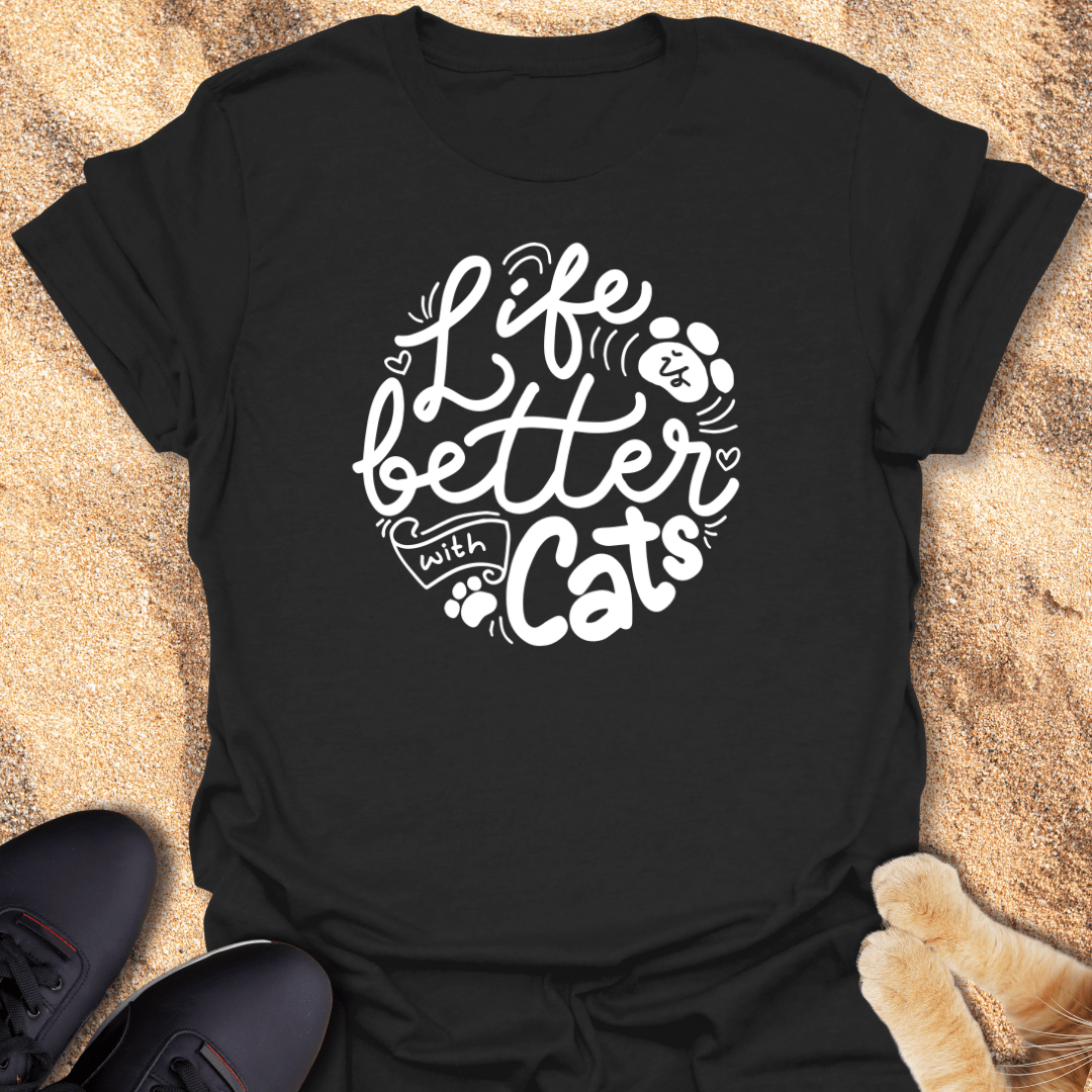 Paws & Love = Happiness T-Shirt 12517108336003793306