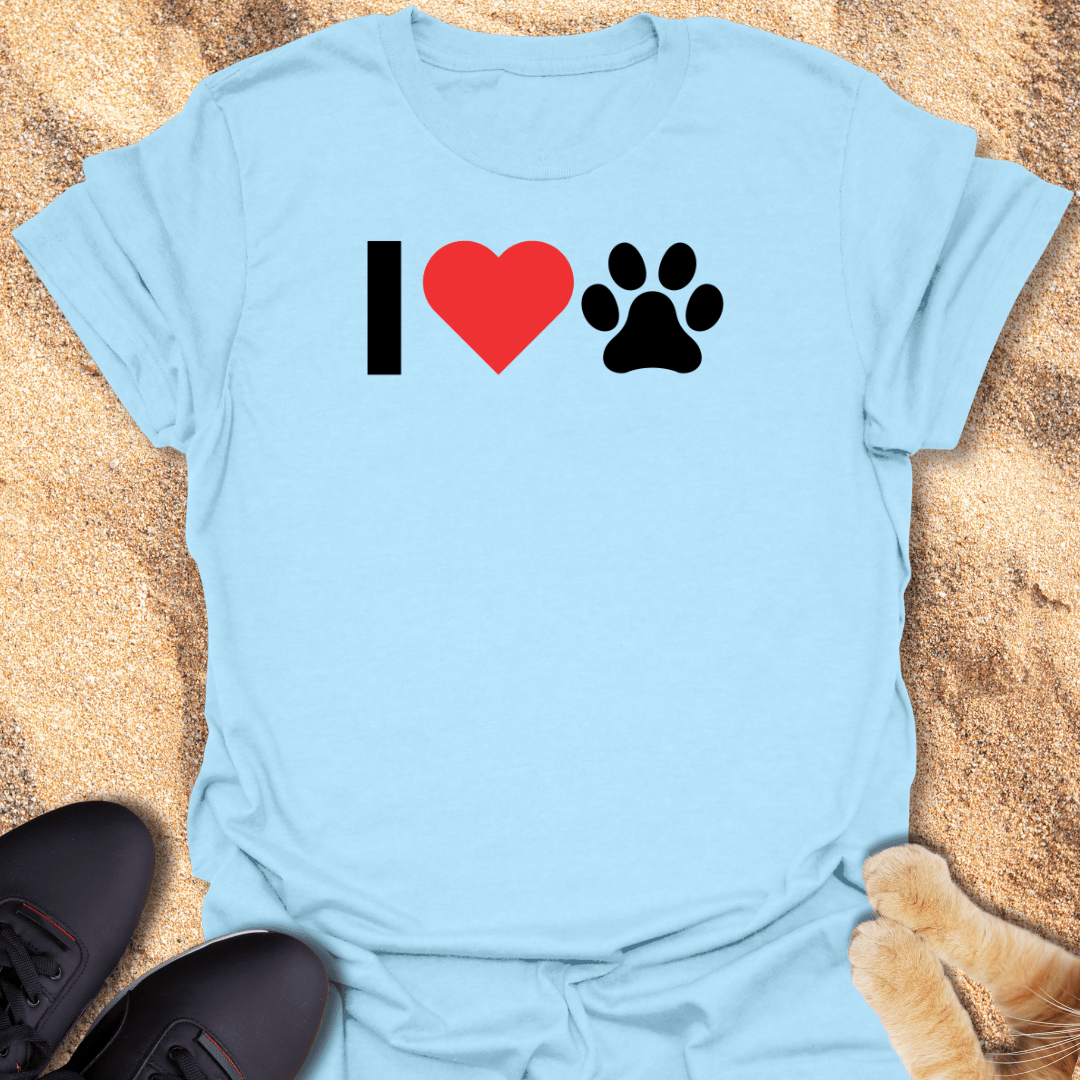 Purr-fectly Pawsome Love T-Shirt 13370416001912430191