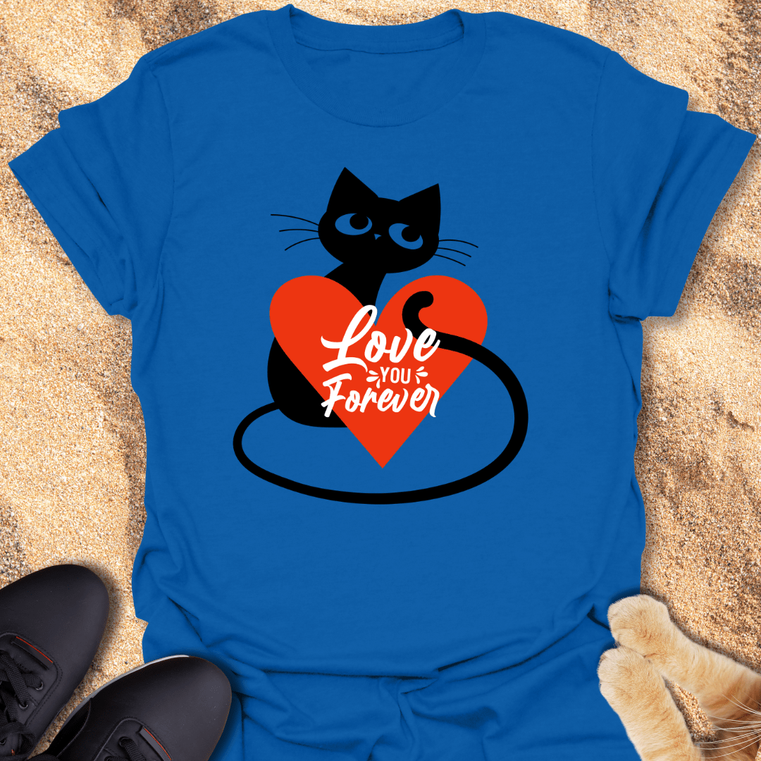 Purrfect Love Forever T-Shirt 10056741711333621710
