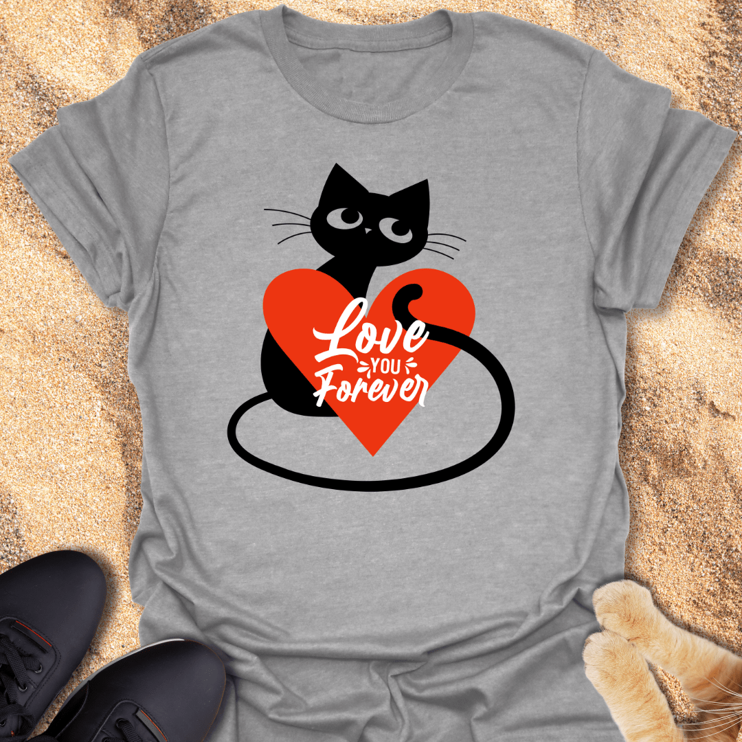 Purrfect Love Forever T-Shirt 29299641846024448768