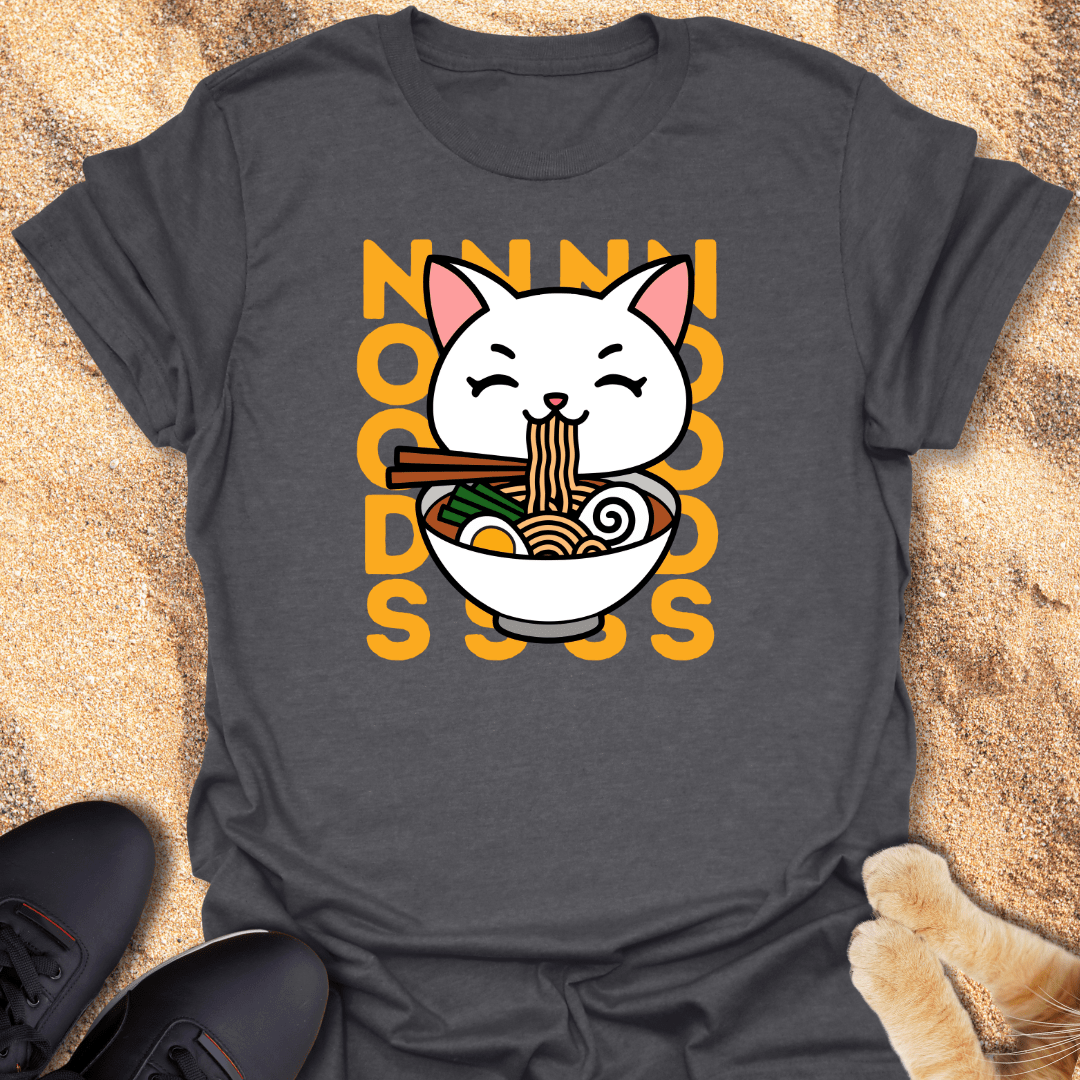 Purrfectly Slurpin’ Noods T-Shirt 28553025939558185798