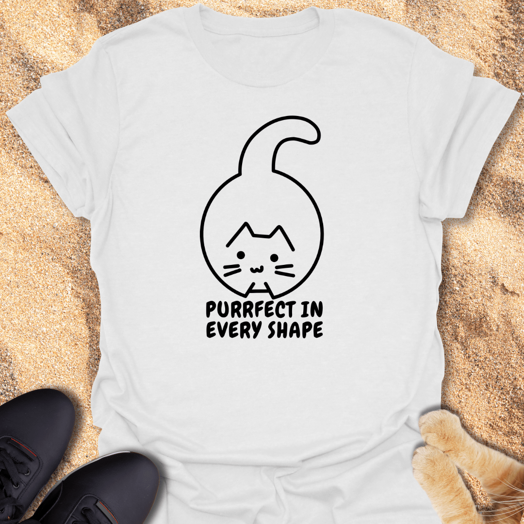 Shaped to Purrfection T-Shirt 89193373607901795553