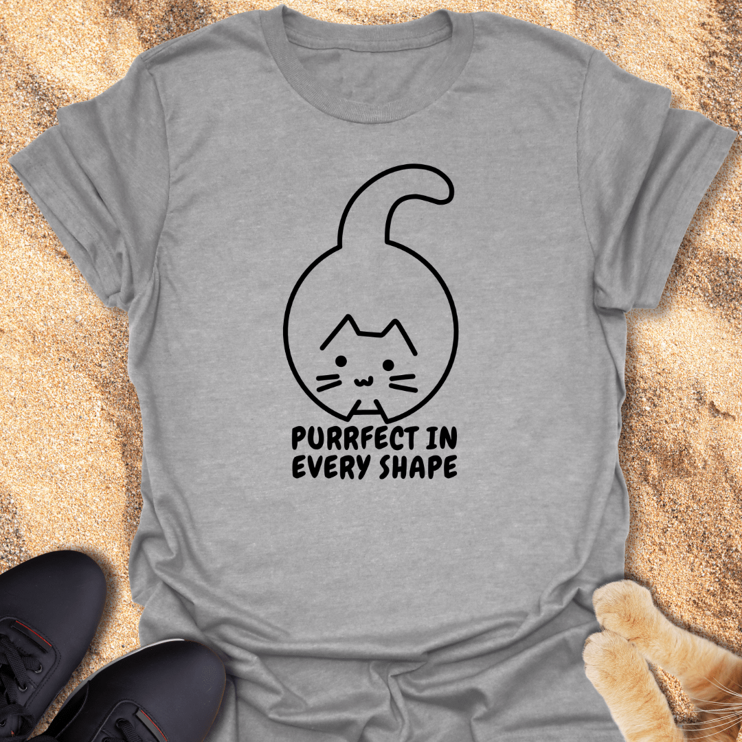 Shaped to Purrfection T-Shirt 65492759486808396606