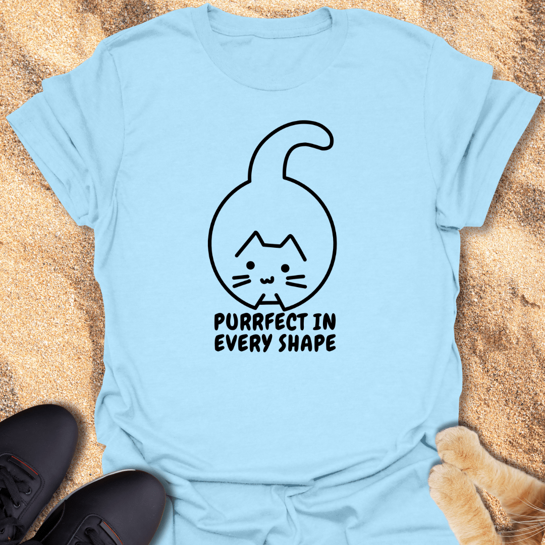 Shaped to Purrfection T-Shirt 32290636704479132261