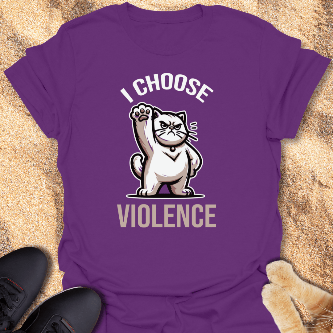 Sharp Claws, No Regrets T-Shirt 20878691312073131599