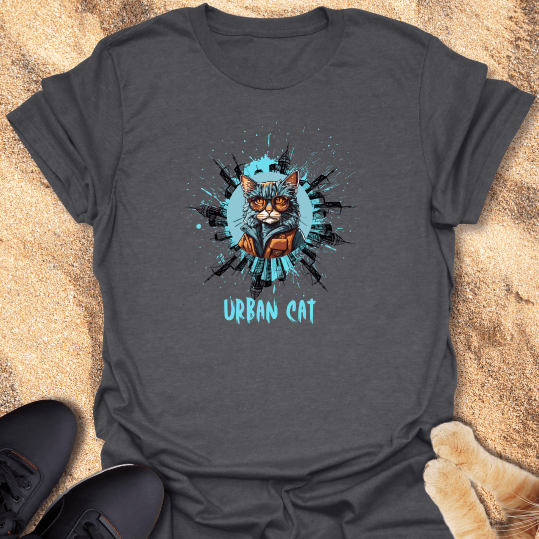 Street Smart Urban Cat T-Shirt 36284089988181679772