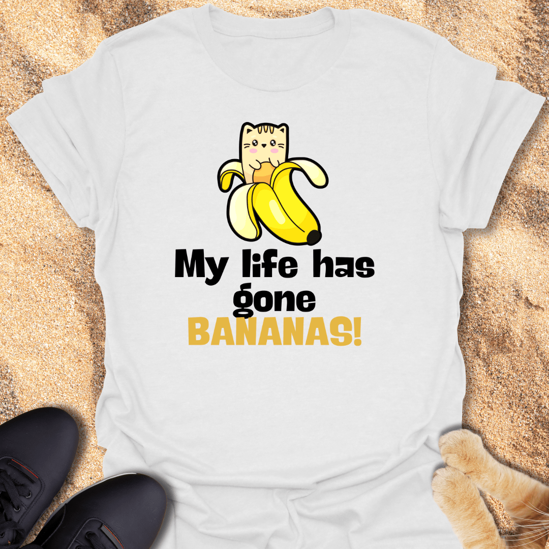 Whiskers & Bananas Madness T-Shirt 14218591347486098075