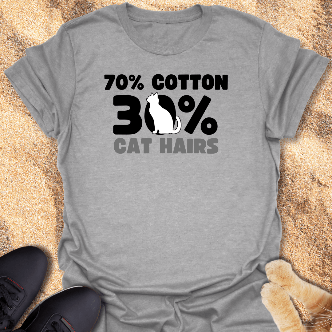 Cat Hair: The Real Fabric T-Shirt 81668109508008547089