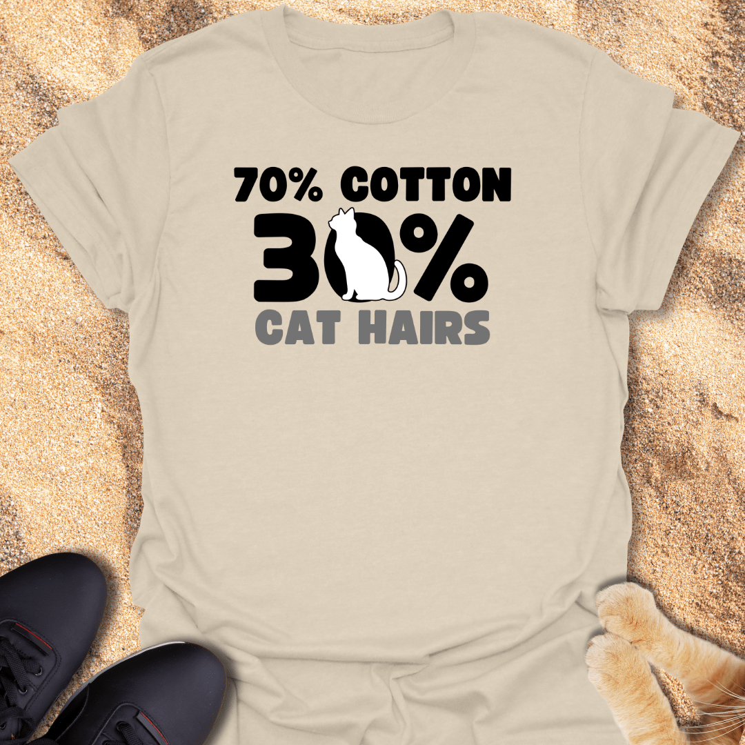 Cat Hair: The Real Fabric T-Shirt 10416394669299352162