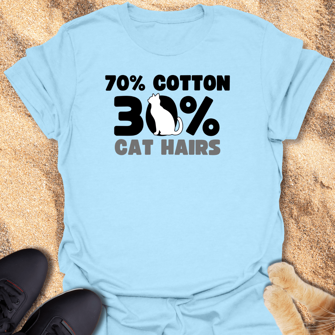 Cat Hair: The Real Fabric T-Shirt 19185903091470294204