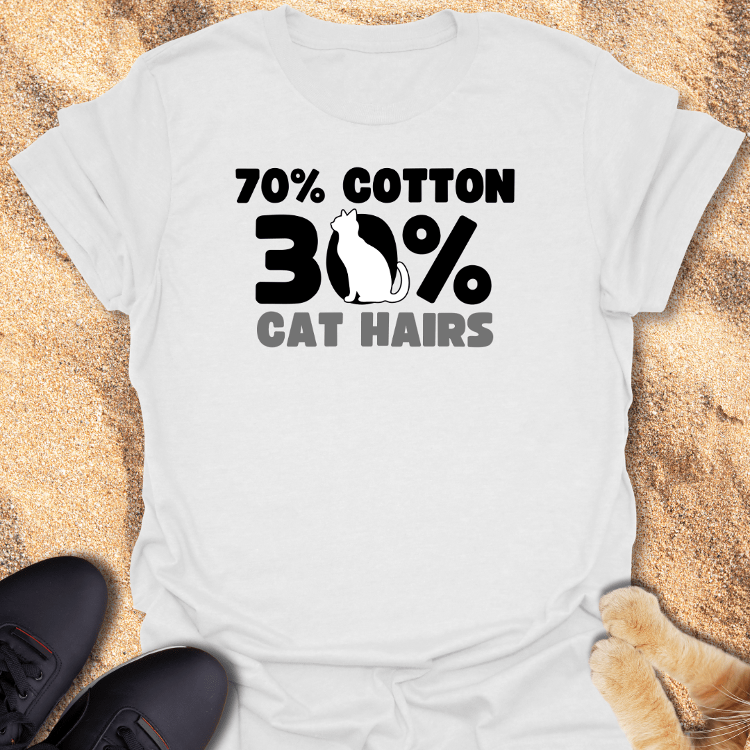 Cat Hair: The Real Fabric T-Shirt 58363251728870018491