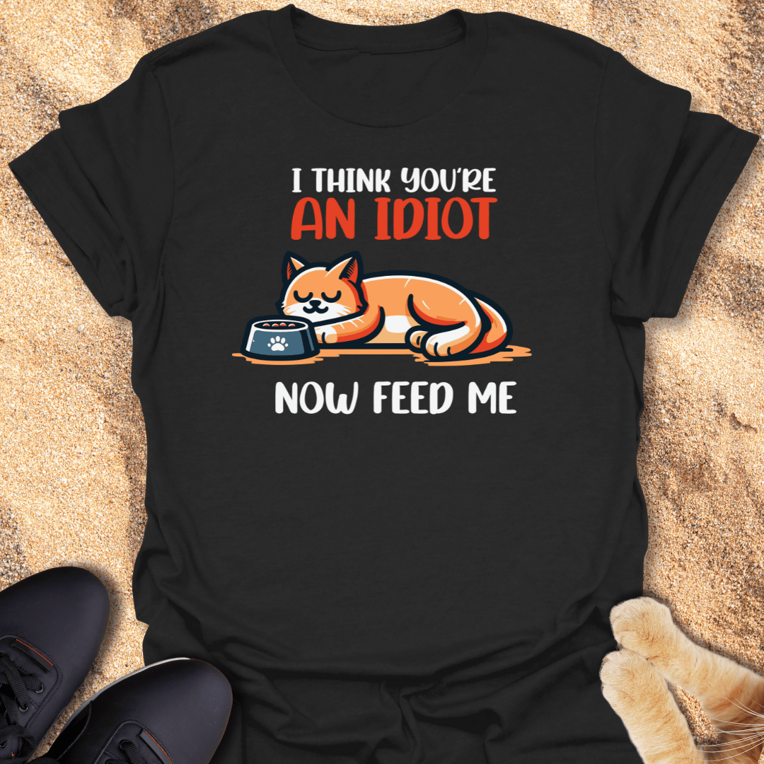 Cat Logic: Sleep, Judge, Eat T-Shirt 22733759413404302651
