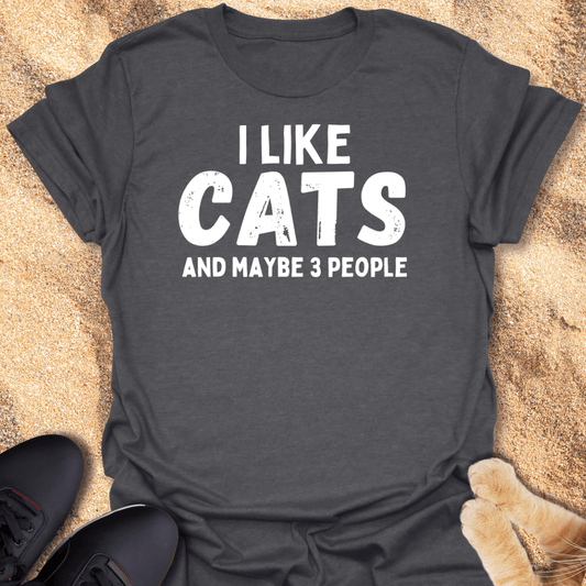 Cats Over Crowds Any Day T-Shirt 18139986073524788955