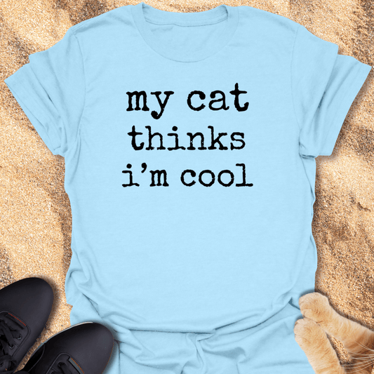 Certified Cool by My Cat T-Shirt 30933170561069474108