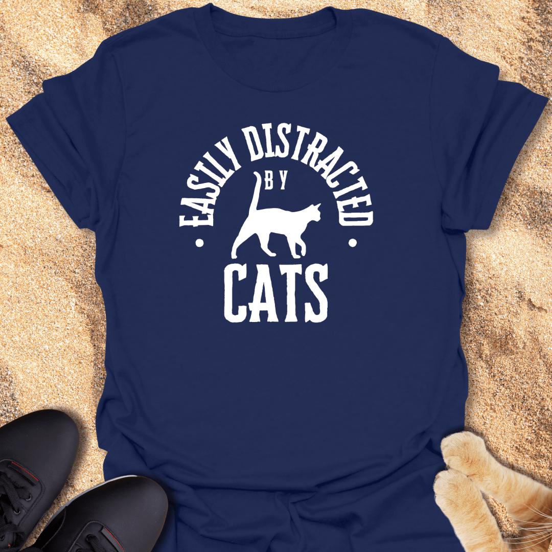 Feline Distraction Zone T-Shirt 11687634839390607944