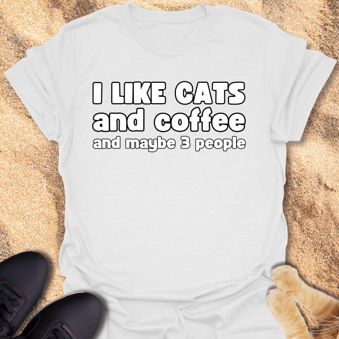 Fueled by Cats, Coffee & Solitude T-Shirt 29288556870982063853