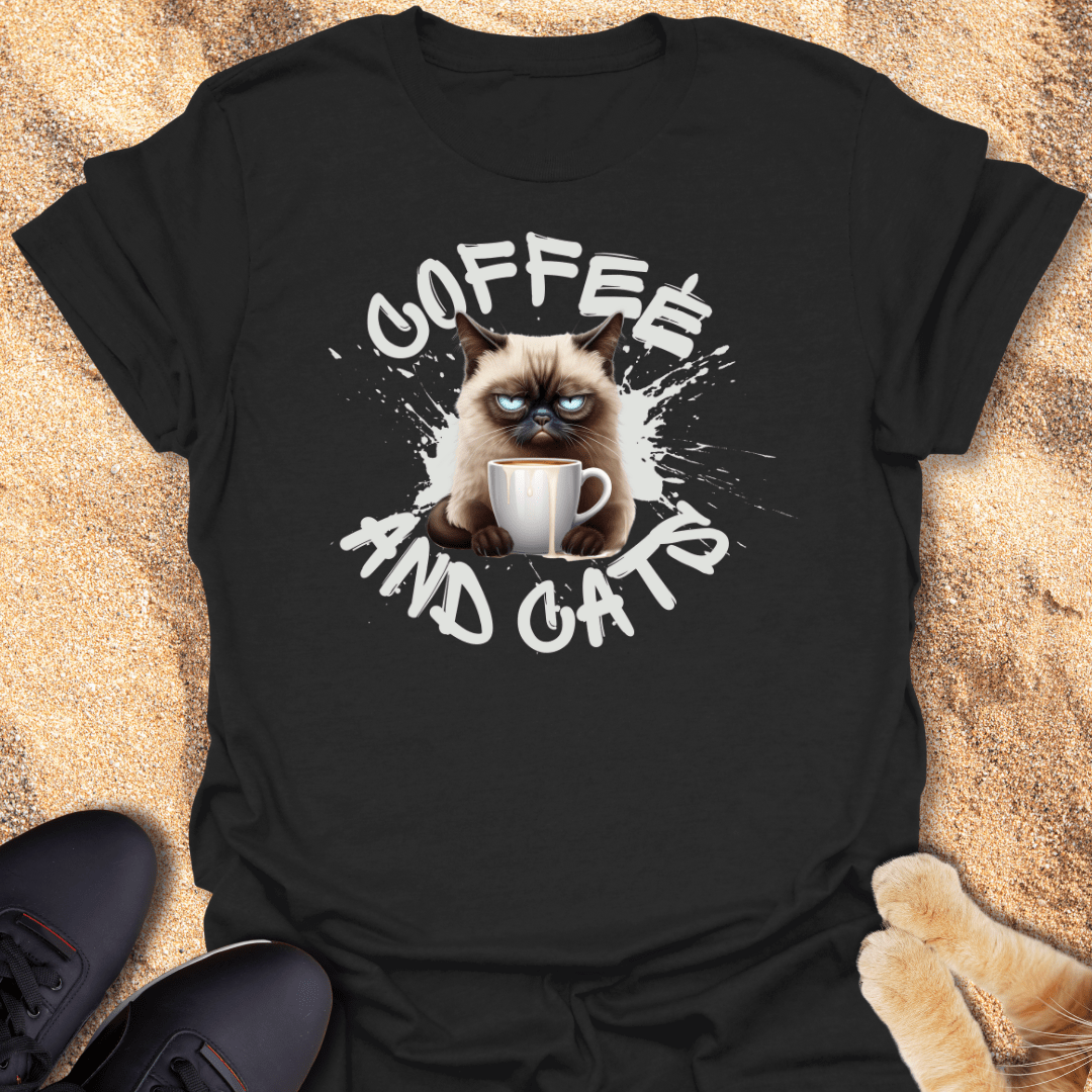 Grumpy but Caffeinated T-Shirt 18919069110068501494